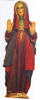 statue of Vierge enceinte seul reste statue of Vierge enceinte seul reste