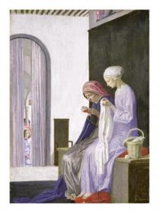 Mary in the House of Elizabeth color