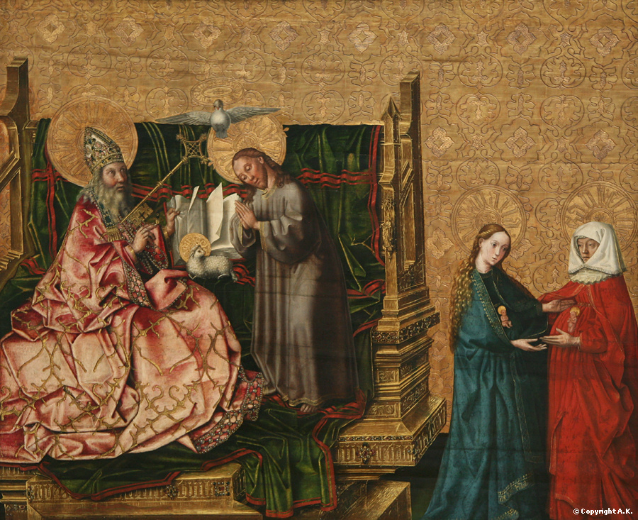 Konrad Witz Trinity and Visitation